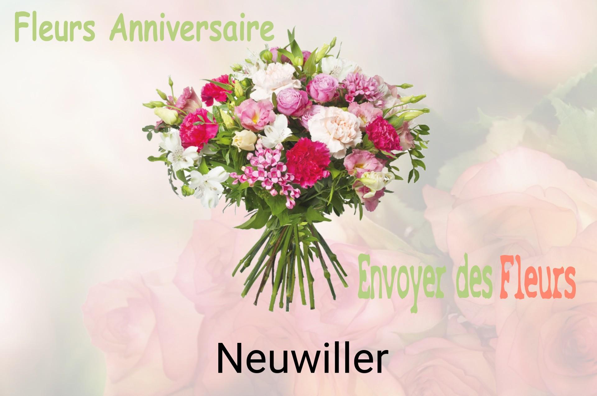 Bouquet de fleurs d’anniversaire livré à Neuwiller